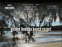Tablet Screenshot of goldenbuddharesort.com